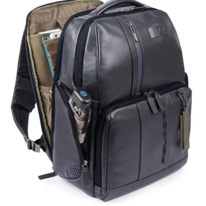 Hot Piquadro Urban Fast-check PC Backpack with iPad Compartment black