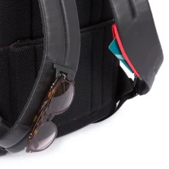 Piquadro Urban Fast-check PC Backpack with iPad Compartment grey-black