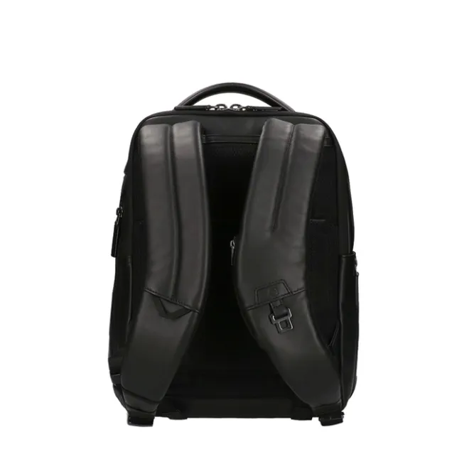 Sale Piquadro Urban Leather Computer Backpack 14" black