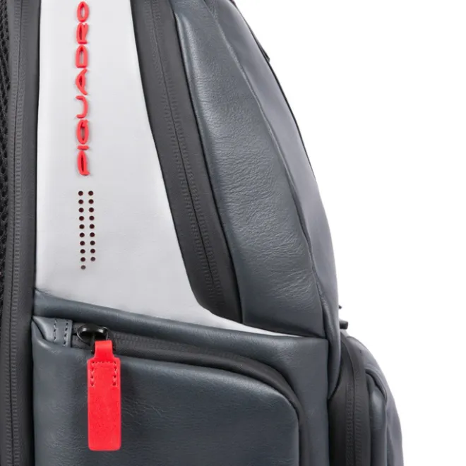 Discount Piquadro Urban PC and iPad Backpack with Anti theft cable grey black