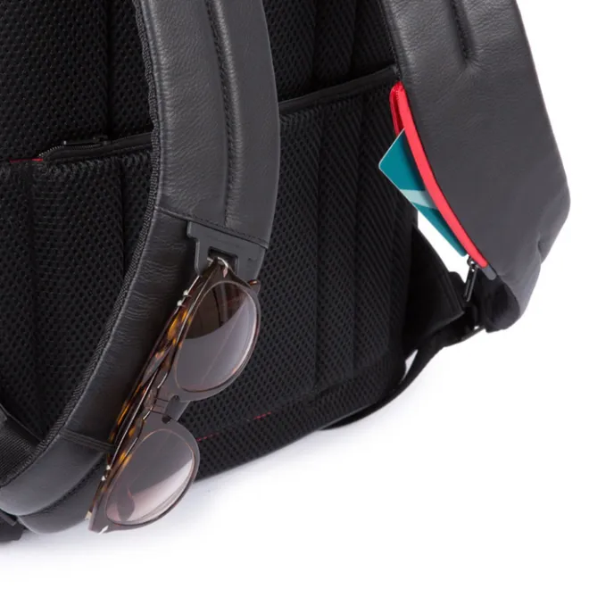 Discount Piquadro Urban PC and iPad Backpack with Anti theft cable grey black
