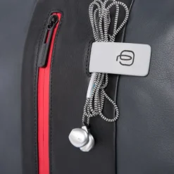 Discount Piquadro Urban PC and iPad Backpack with Anti theft cable grey black