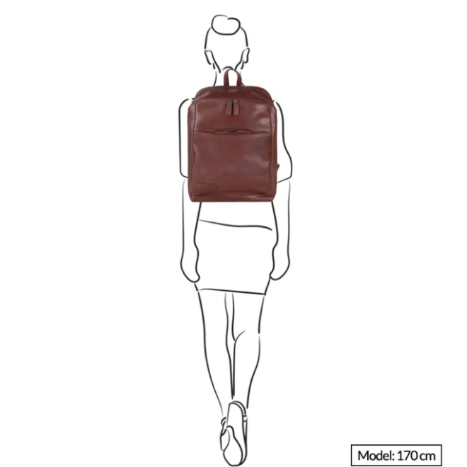 Online Plevier Amaril Laptoprugzak 15.6'' cognac