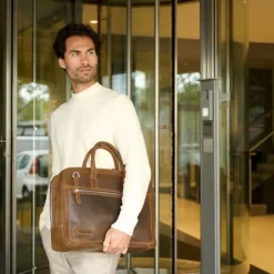 Outlet Plevier Coventry Laptopbag 15.6" brown