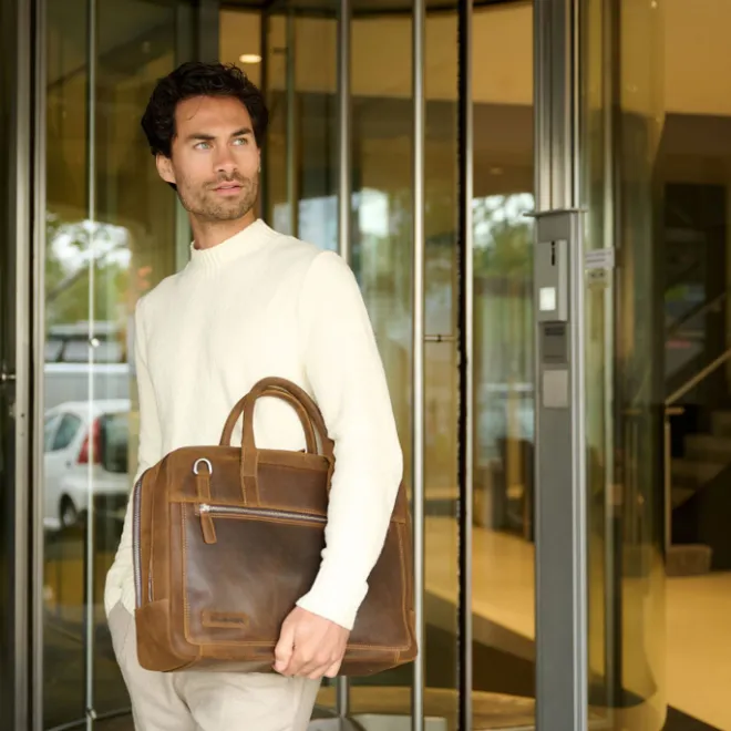 Outlet Plevier Coventry Laptopbag 15.6" brown