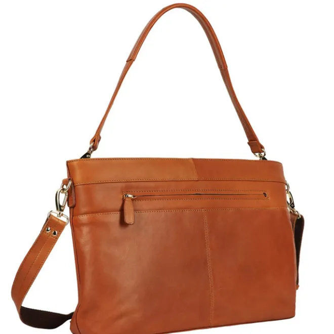 Hot Plevier Millau Dames Laptoptas 15.6" cognac