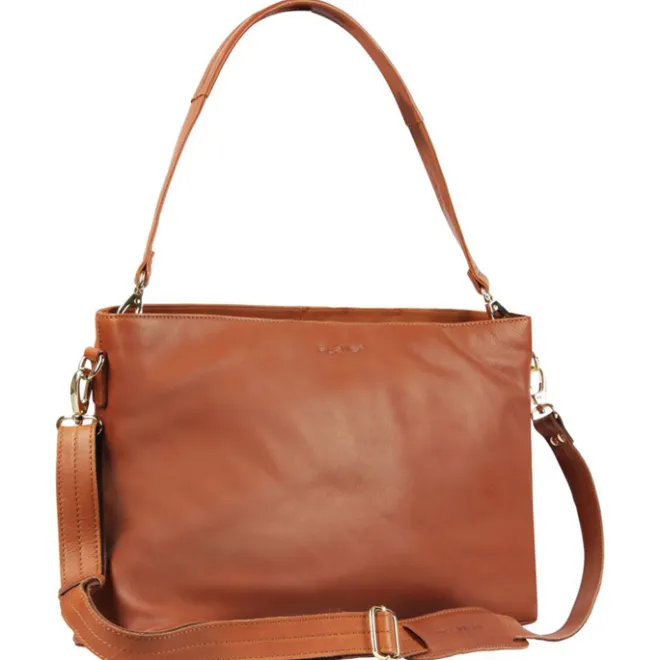 Hot Plevier Millau Dames Laptoptas 15.6" cognac