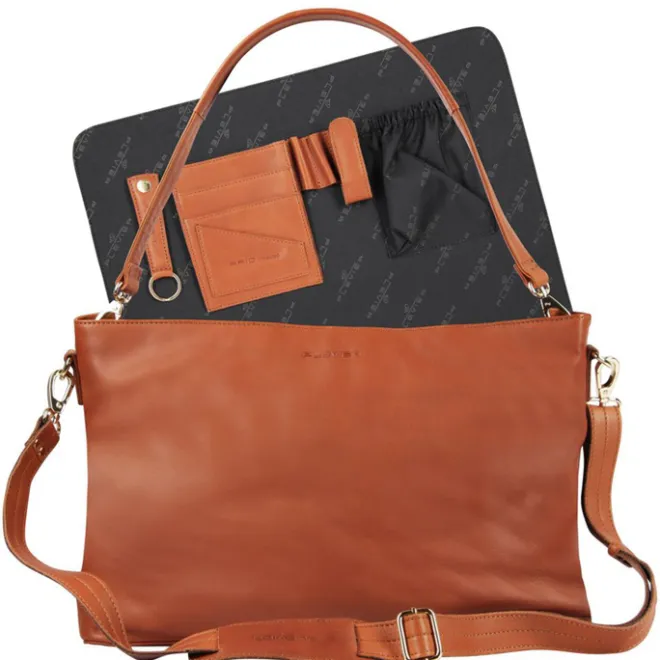 Hot Plevier Millau Dames Laptoptas 15.6" cognac