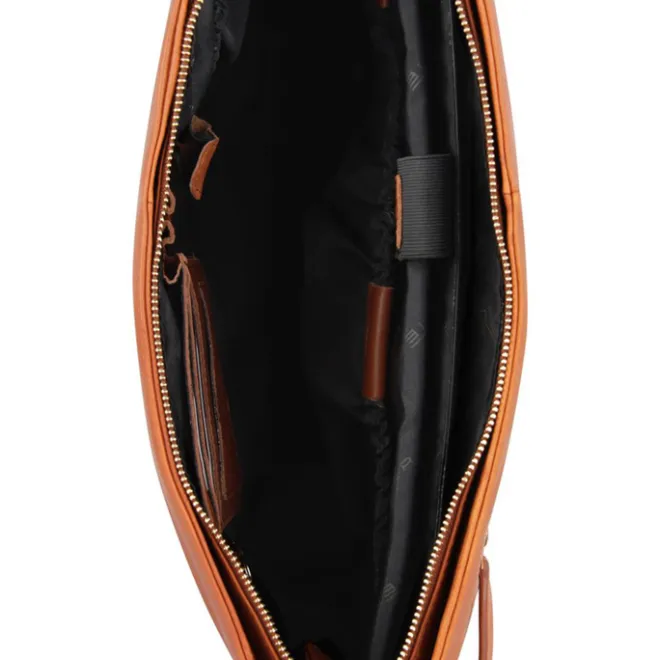 Hot Plevier Millau Dames Laptoptas 15.6" cognac