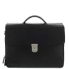 Discount Plevier Vintage Oxford Laptoptas 3 vaks 15.6" zwart