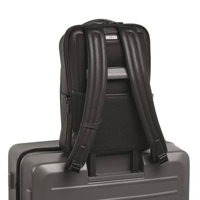 Best Porsche Design Roadster Leather Backpack XS black