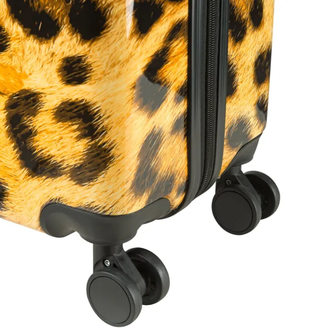 New Princess Traveller Animal Print Medium Trolley leopard II