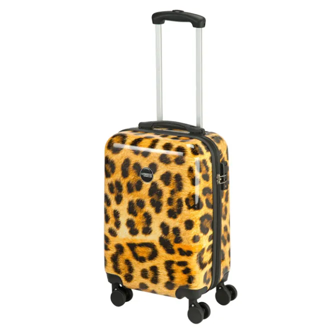 New Princess Traveller Animal Print Cabin Trolley leopard II