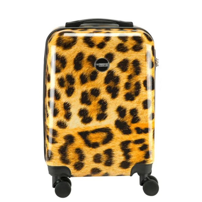 New Princess Traveller Animal Print Cabin Trolley leopard II