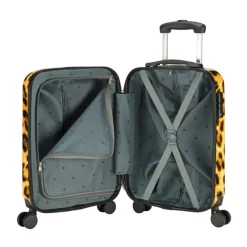 New Princess Traveller Animal Print Cabin Trolley leopard II