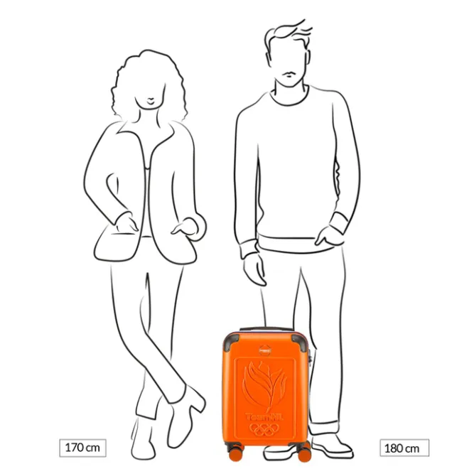 Hot Princess Traveller TeamNL Cabin Trolley orange