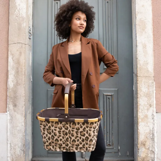 Sale Reisenthel Shopping Carrybag frame leo macchiato