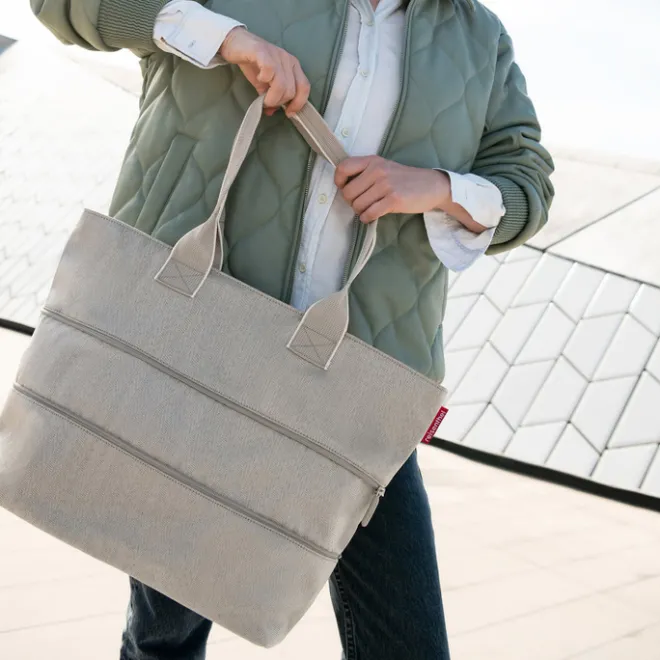 Online Reisenthel Shopping Shopper e1 herringbone sand
