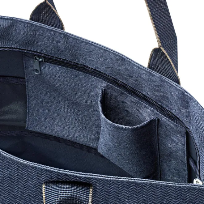 Sale Reisenthel Shopping Shopper e1 herringbone dark blue