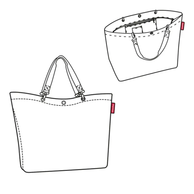 New Reisenthel Shopping Shopper XL twist silver