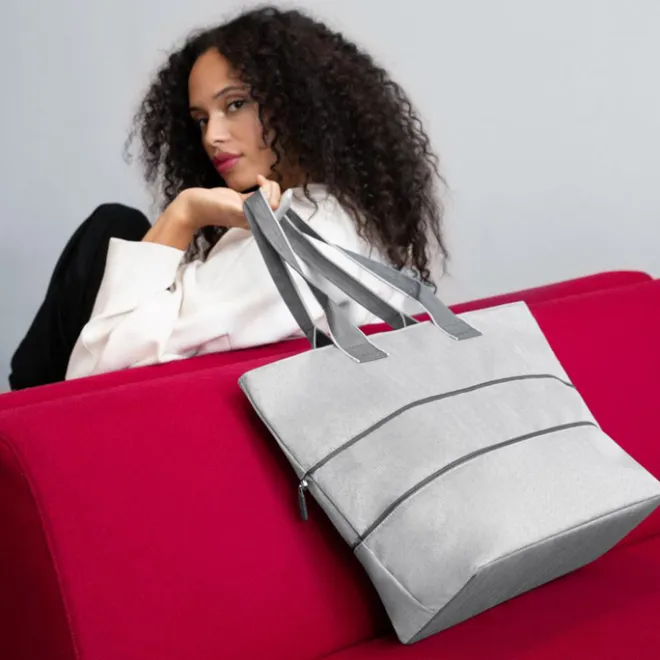 Discount Reisenthel Shopping Shopper e1 herringbone grey
