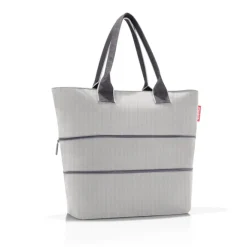 Discount Reisenthel Shopping Shopper e1 herringbone grey