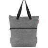 Online Reisenthel Shopping Thermo Cooler Backpack twist silver