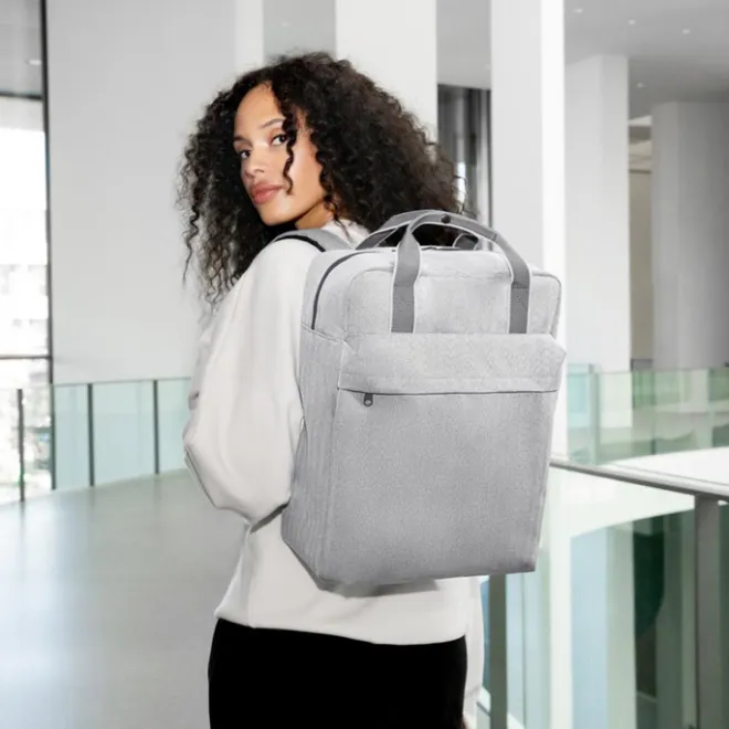 Discount Reisenthel Travelling Allday Backpack M herringbone grey