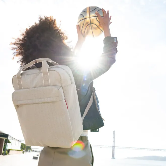 Online Reisenthel Travelling Allday Backpack M herringbone sand