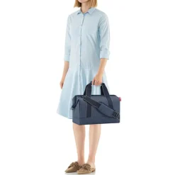 Outlet Reisenthel Travelling Allrounder M herringbone dark blue