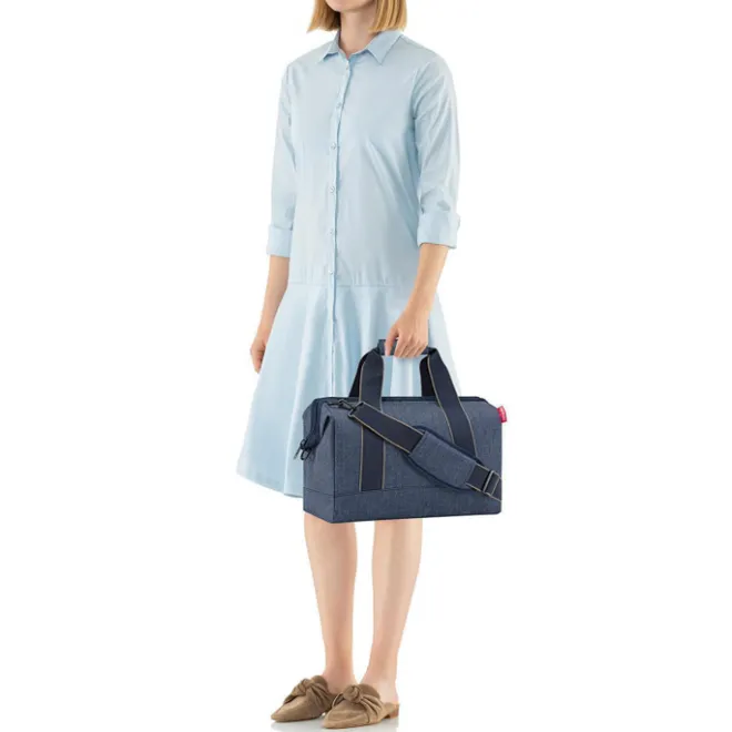 Outlet Reisenthel Travelling Allrounder M herringbone dark blue