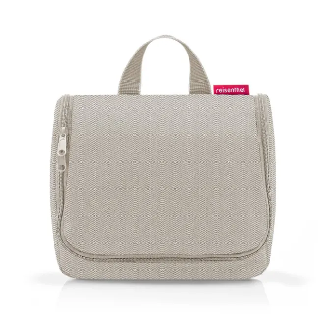 Hot Reisenthel Travelling Toiletbag herringbone sand