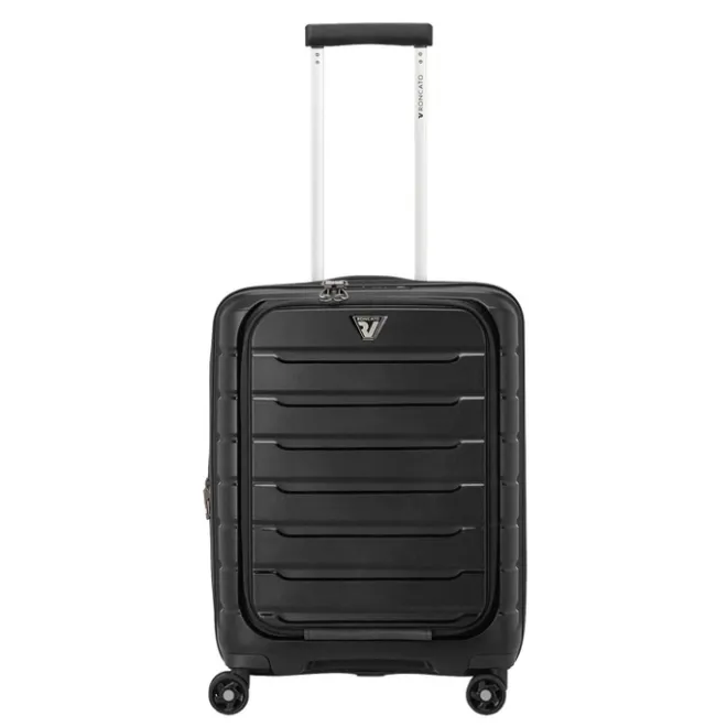 Clearance Roncato B-Flying Cabin Trolley 55 with Front Pocket nero