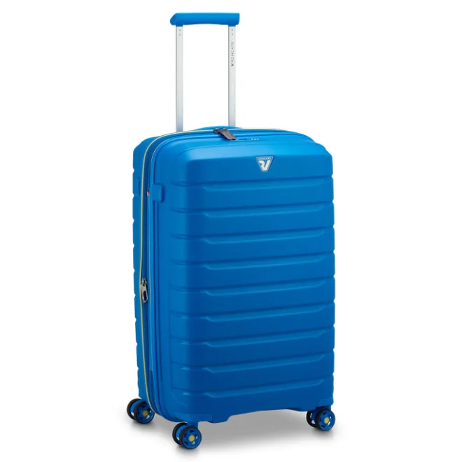 New Roncato B-Flying Expandable Trolley 68 cobalt blue