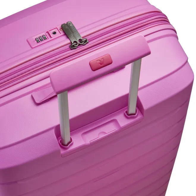New Roncato B-Flying Expandable Trolley 78 spot pink