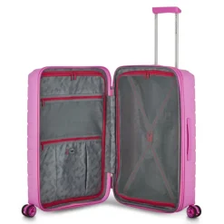 Hot Roncato B-Flying Expandable Trolley 68 spot pink