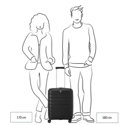 Clearance Roncato B-Flying Expandable Trolley 55 salvia