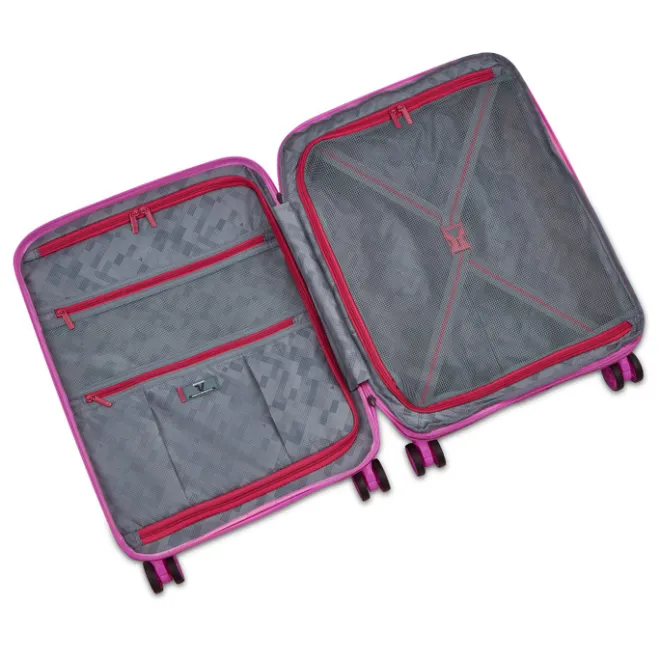 Discount Roncato B-Flying Expandable Trolley 55 spot pink