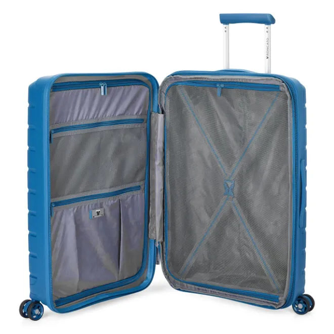 Best Roncato B-Flying Expandable Trolley 68 denim