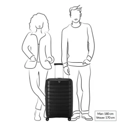Roncato B-Flying Expandable Trolley 68 spot radiant red