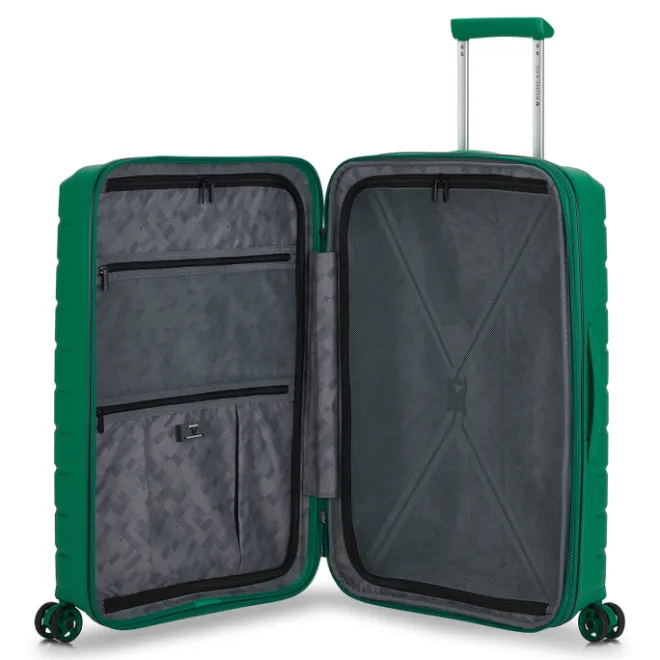 Hot Roncato B-Flying Expandable Trolley 68 brilliant green