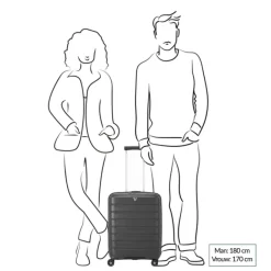 Roncato B-Flying Expandable Trolley 55 antracite