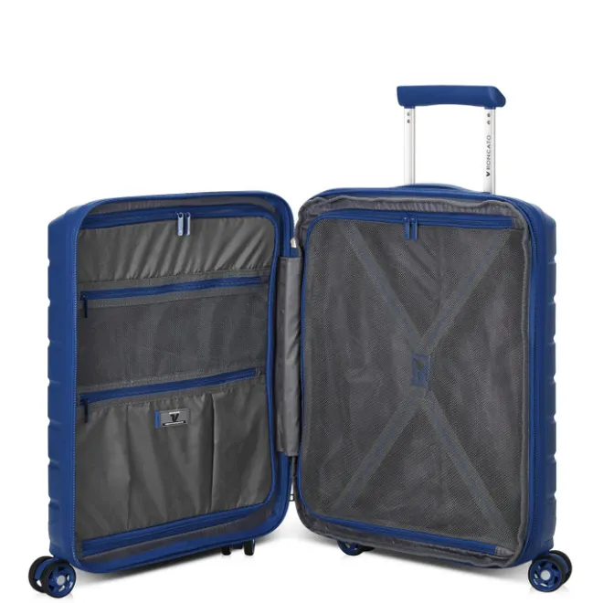 Discount Roncato B-Flying Expandable Trolley 55 blu notte