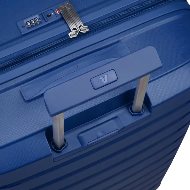 Discount Roncato B-Flying Expandable Trolley 55 blu notte
