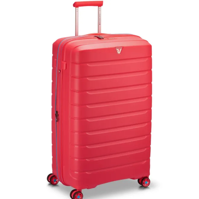 Discount Roncato B-Flying Expandable Trolley 78 spot radiant red