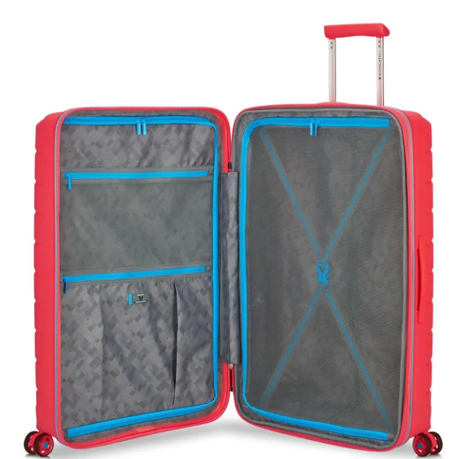 Discount Roncato B-Flying Expandable Trolley 78 spot radiant red