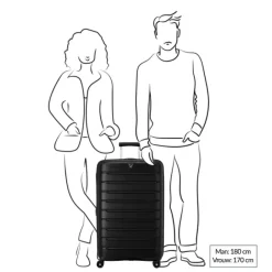 Clearance Roncato B-Flying Expandable Trolley 78 denim