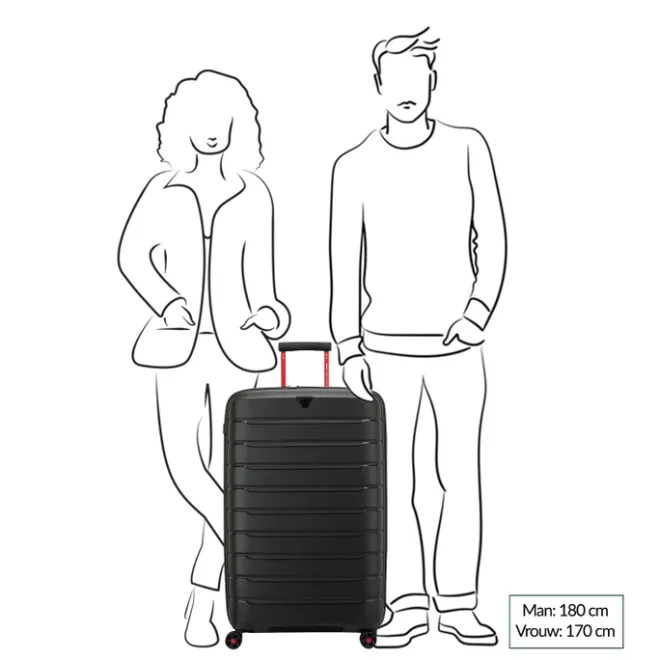 Discount Roncato B-Flying Move Expandable Trolley 78 blu laguna