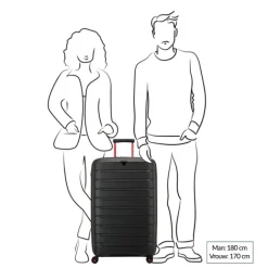 Discount Roncato B-Flying Move Expandable Trolley 78 nero fumo
