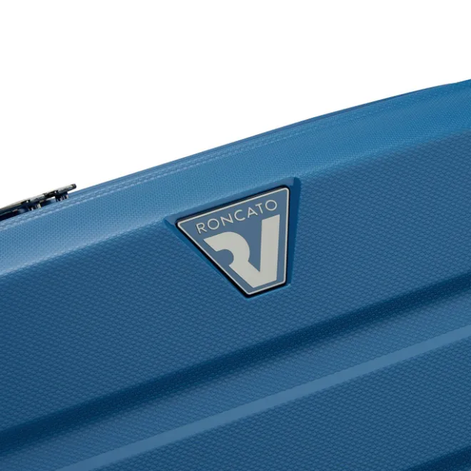 Online Roncato B-Flying Move Expandable Cabin Trolley 55 blu laguna
